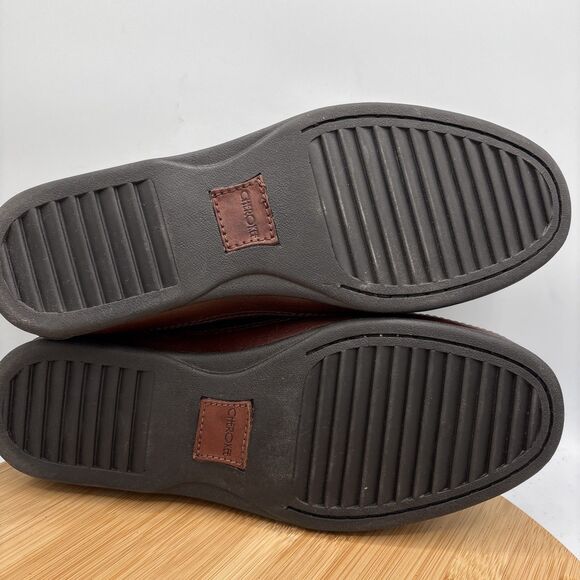 Cherokee Mens Size 11 Woven Leather Loafer Shoes Made in Brazil Vintage - Picture 7 of 10